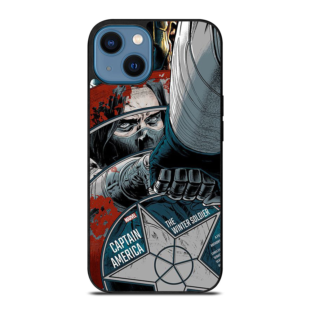 WINTER SOLDIER MARVEL COMIC iPhone 14 Case Cover
