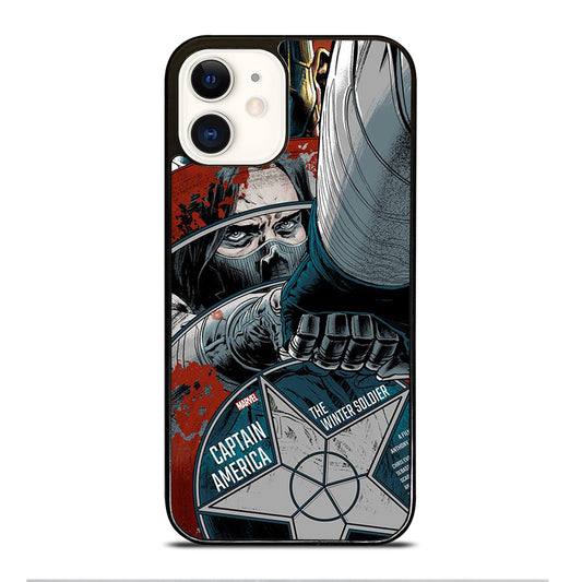 WINTER SOLDIER MARVEL COMIC iPhone 12 Case Cover