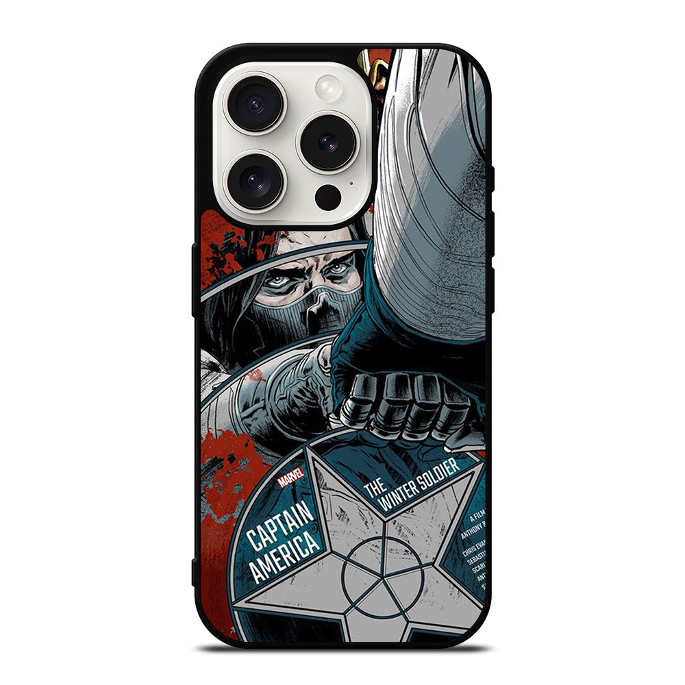 WINTER SOLDIER MARVEL COMIC iPhone 15 Pro Case Cover