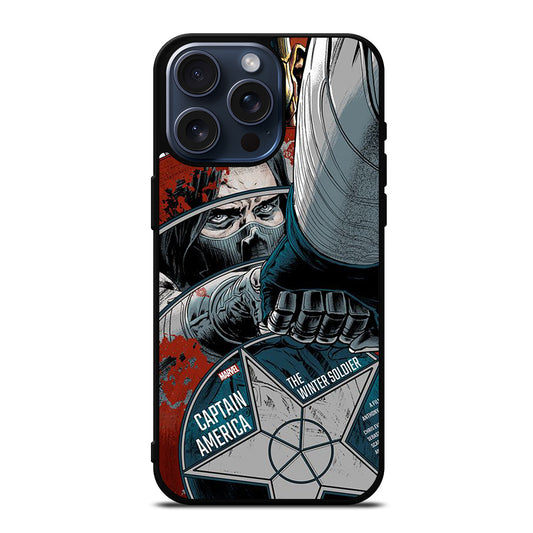 WINTER SOLDIER MARVEL COMIC iPhone 15 Pro Max Case Cover