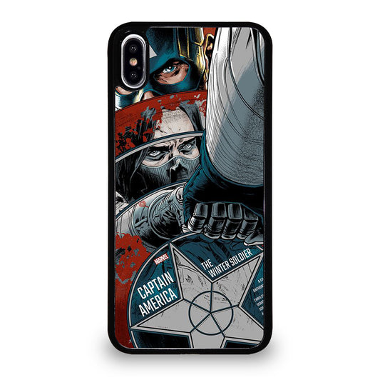 WINTER SOLDIER MARVEL COMIC iPhone XS Max Case Cover