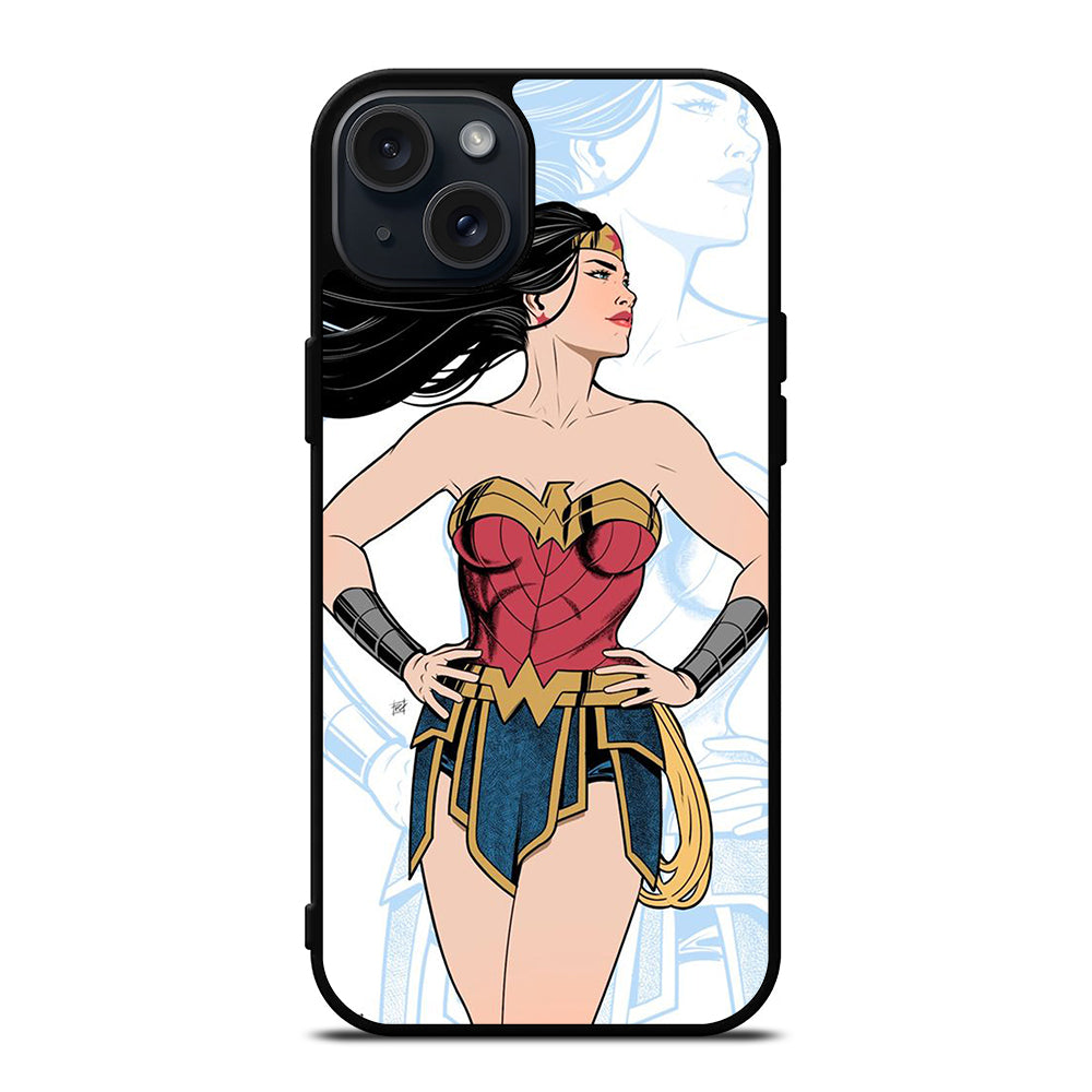 WONDER WOMAN CARTOON iPhone 15 Plus Case Cover