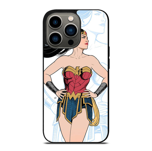 WONDER WOMAN CARTOON iPhone 13 Pro Case Cover
