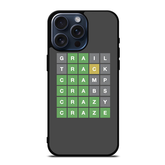 WORDLE GAME 3 iPhone 15 Pro Max Case Cover