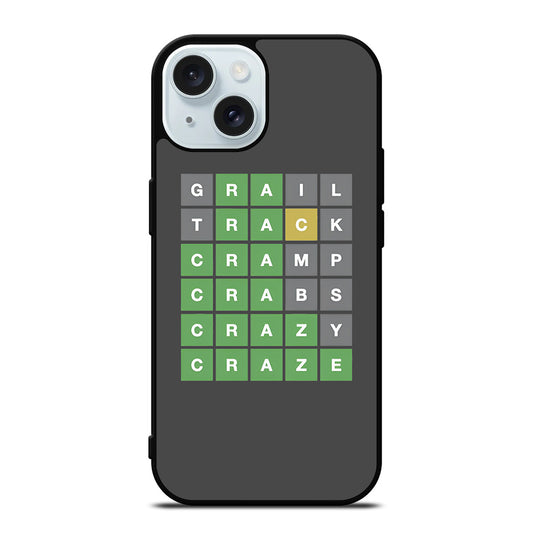 WORDLE GAME 3 iPhone 15 Case Cover