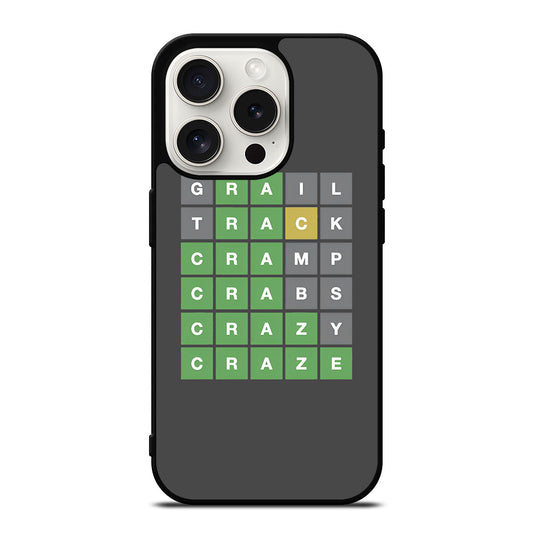 WORDLE GAME 3 iPhone 15 Pro Case Cover