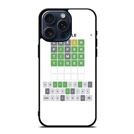 WORDLE GAME iPhone 15 Pro Max Case Cover