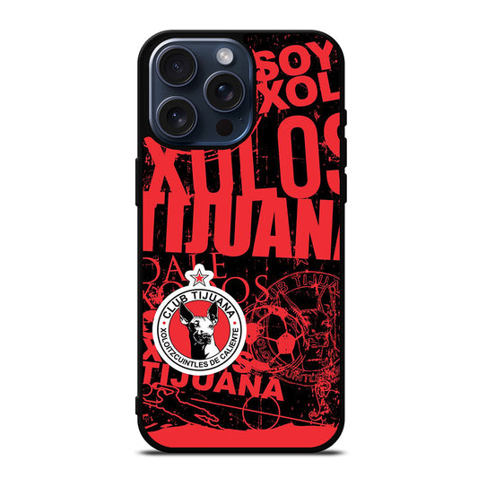 XOLOS TIJUANA FOOTBALL LOGO 2 iPhone 15 Pro Max Case Cover