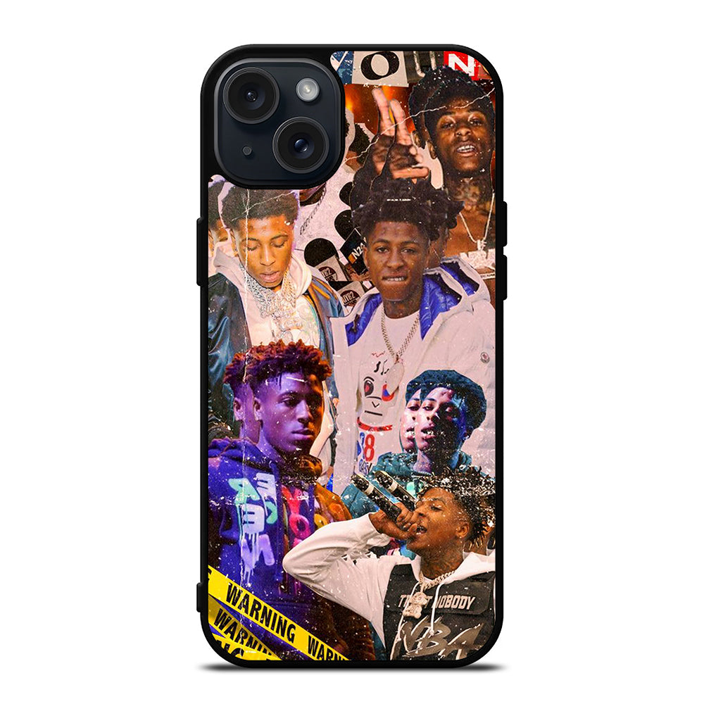 YOUNGBOY NBA RAPPER COLLAGE iPhone 15 Plus Case Cover