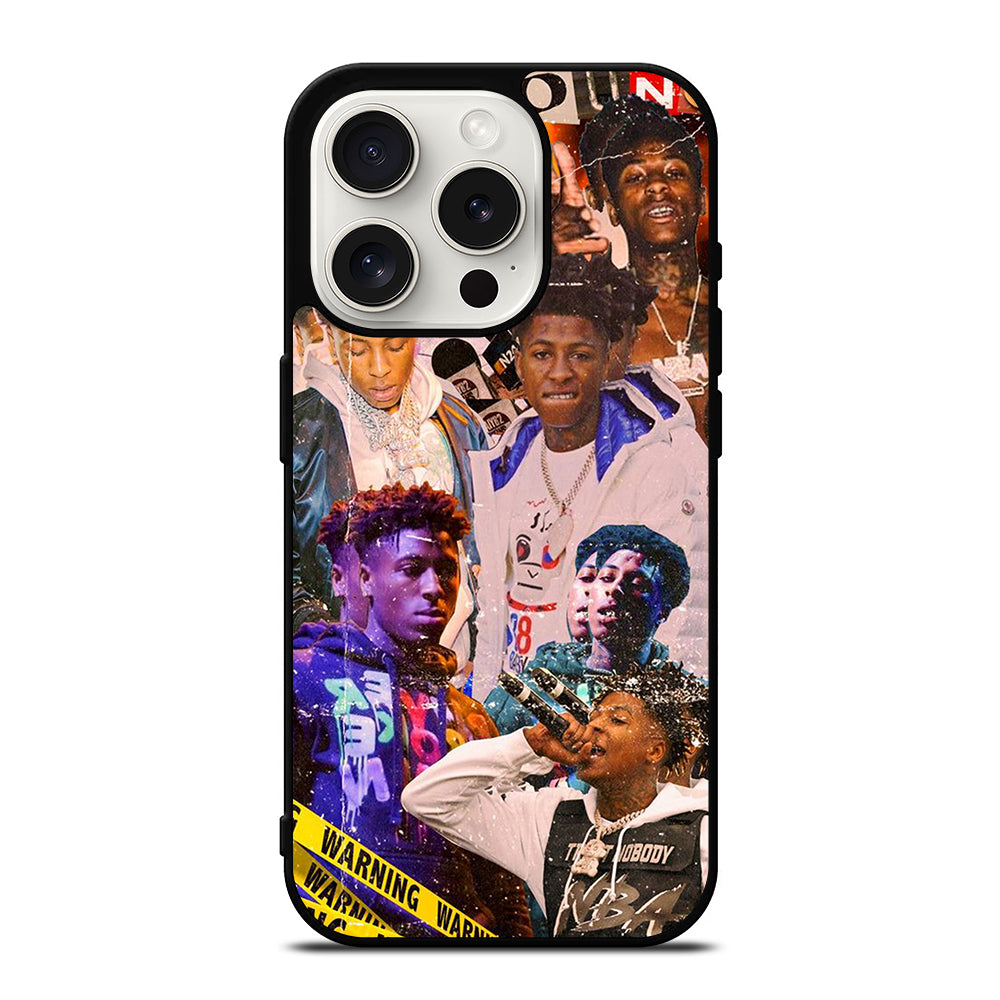 YOUNGBOY NBA RAPPER COLLAGE iPhone 15 Pro Case Cover