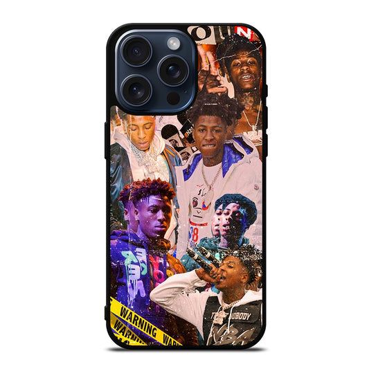 YOUNGBOY NBA RAPPER COLLAGE iPhone 15 Pro Max Case Cover